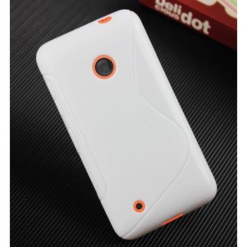 Силиконовый чехол S для Nokia Lumia 530 Белый