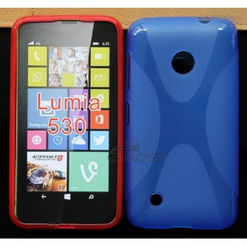Силиконовый чехол X для Nokia Lumia 530 Синий