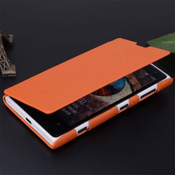 Кожаный чехол горизонтальная книжка для Nokia Lumia 1020