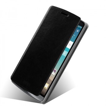 Чехол флип подставка водоотталкивающий для LG G3 (Dual-LTE) Черный
