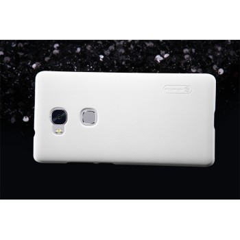 Пластиковый матовый нескользящий премиум чехол для Huawei Honor 5X Белый