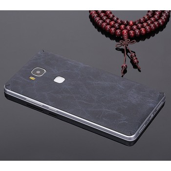 Клеевая кожаная накладка для Huawei Honor 5X Синий