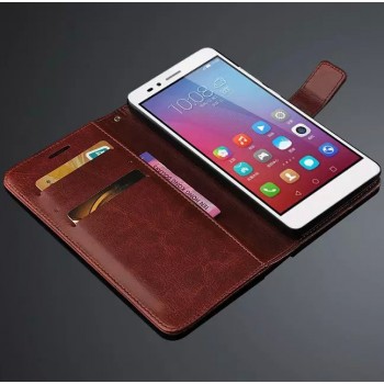 Глянцевый чехол портмоне подставка с защелкой для Huawei Honor 5X