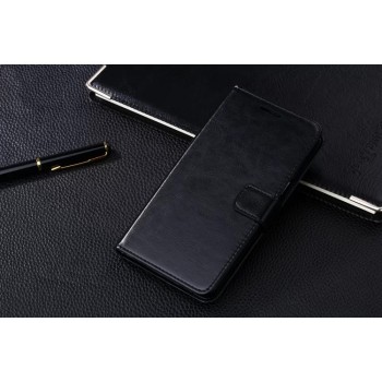 Чехол портмоне-подставка с магнитной застежкой вперед для Samsung Galaxy Grand 2 Duos Черный