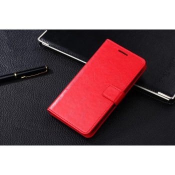 Чехол портмоне-подставка с магнитной застежкой вперед для Samsung Galaxy Grand 2 Duos Красный