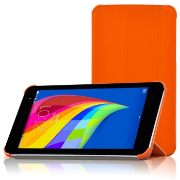 Чехол флип подставка сегментарный для Huawei MediaPad T1 7.0/T2 7.0 Оранжевый
