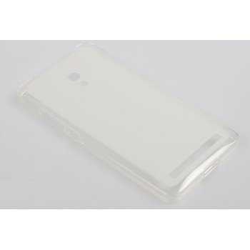 Силиконовый полупрозрачный чехол для ASUS Zenfone 6 Белый