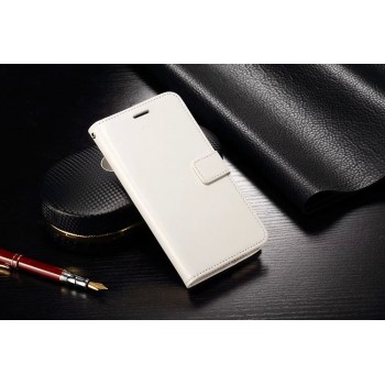 Глянцевый чехол портмоне подставка с защелкой для ZTE Nubia Z9 Max Белый