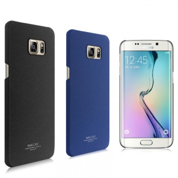 Пластиковый матовый чехол с повышенной шероховатостью для Samsung Galaxy S6 Edge Plus