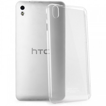 Пластиковый транспарентный олеофобный премиум чехол для HTC Desire 816