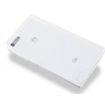 Ультратонкий силиконовый чехол для Huawei Ascend G6 Белый