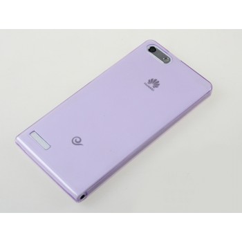 Ультратонкий силиконовый чехол для Huawei Ascend G6 Фиолетовый