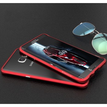 Металлический бампер сборного типа на винтах для Samsung Galaxy S6 Edge Plus Красный