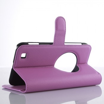 Чехол портмоне подставка с защелкой для Asus Zenfone Zoom Фиолетовый