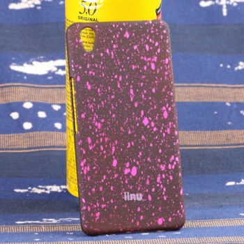 Пластиковый матовый дизайнерский чехол с голографическим принтом Звезды для OnePlus X Розовый
