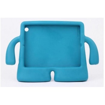 Детский ультразащитный гиппоаллергенный силиконовый фигурный чехол для планшета Ipad 2/3/4 Синий
