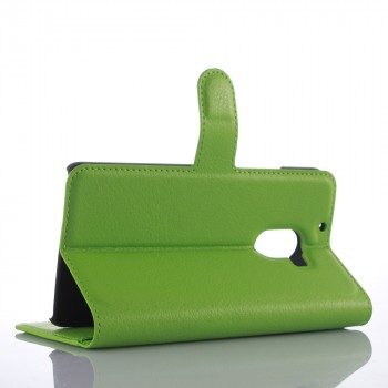 Чехол портмоне подставка с защелкой для Lenovo A7010 Зеленый