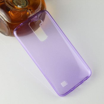 Силиконовый матовый чехол для LG K7 Фиолетовый