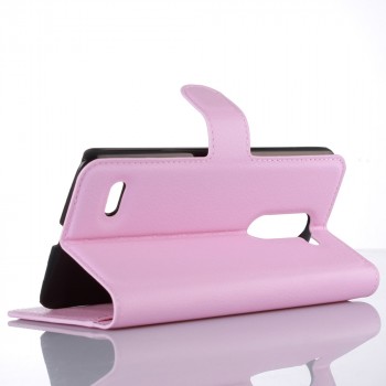 Чехол портмоне подставка с защелкой для LG Ray Розовый