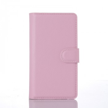 Чехол портмоне подставка с защелкой для LG Max Розовый