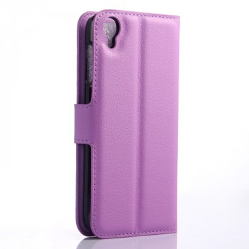 Чехол портмоне подставка с защелкой для Alcatel One Touch Idol 3 (5.5) Фиолетовый