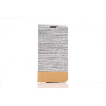 Текстурный чехол подставка на силиконовой основе с отделением для карты для Samsung Galaxy S7 Белый
