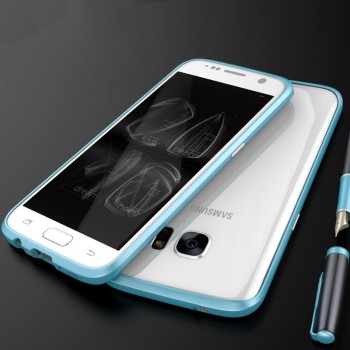 Металлический округлый премиум бампер винтового типа для Samsung Galaxy S7