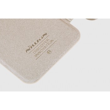 Чехол флип на пластиковой матовой нескользящей основе с окном вызова для Samsung Galaxy S7 Белый