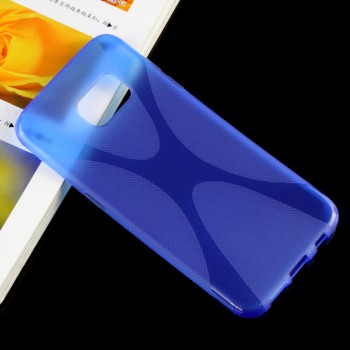 Силиконовый X чехол для Samsung Galaxy S7 Edge Синий