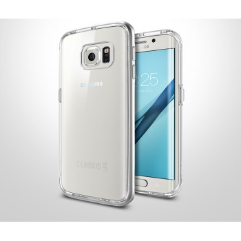Двухкомпонентный премиум чехол с поликарбонатным бампером и силиконовой накладкой для Samsung Galaxy S7 Edge