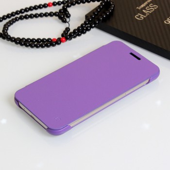 Чехол флип на пластиковой основе для Samsung Galaxy J3 (2016) Фиолетовый