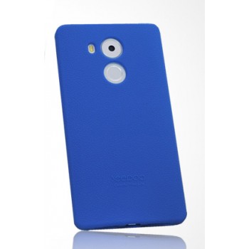Силиконовый матовый нескользящий премиум чехол для Huawei Mate 8 Синий