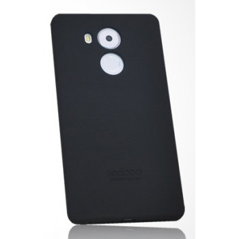 Силиконовый матовый нескользящий премиум чехол для Huawei Mate 8 Черный