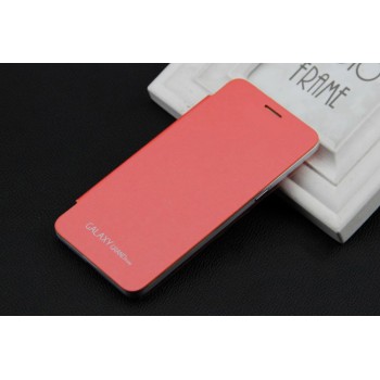 Полиуретановый встраиваемый чехол флип для Samsung Galaxy Grand Prime Красный