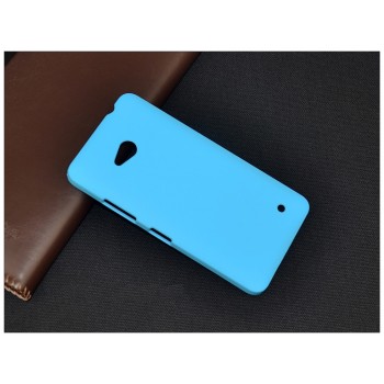 Пластиковый матовый непрозрачный чехол для Microsoft Lumia 640 Голубой