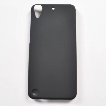 Пластиковый матовый непрозрачный чехол для HTC Desire 530/630 Черный