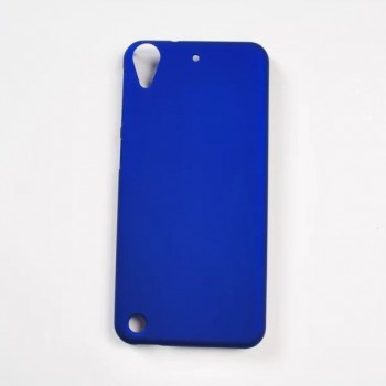 Пластиковый матовый непрозрачный чехол для HTC Desire 530/630 Синий