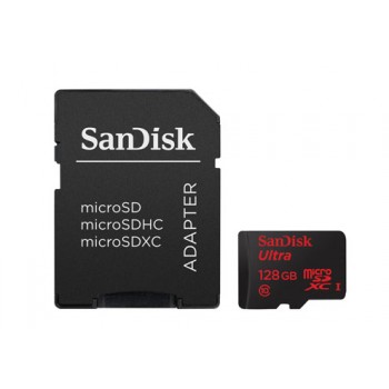 Карта памяти SanDisk Ultra MicroSDXC Class 10 80 Мб/с 128 Гб