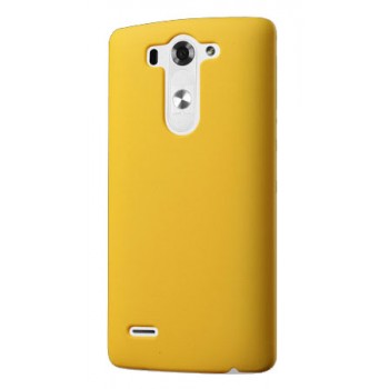 Пластиковый чехол серия Metallic для LG G3 S Желтый