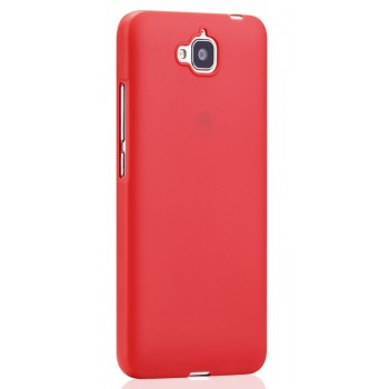 Силиконовый матовый непрозрачный чехол для Huawei Honor 4C Pro Красный