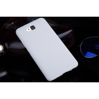 Пластиковый матовый непрозрачный чехол для Huawei Honor 4C Pro Белый