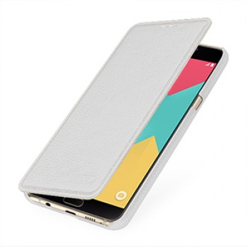 Кожаный чехол горизонтальная книжка (нат. кожа) для Samsung Galaxy A9