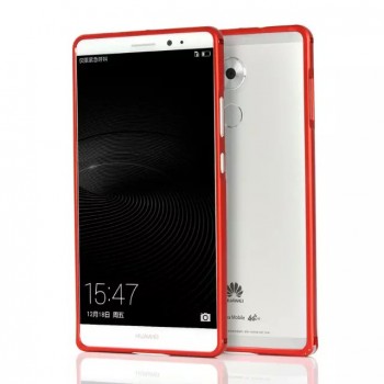 Металлический бампер для Huawei Mate 8 Красный