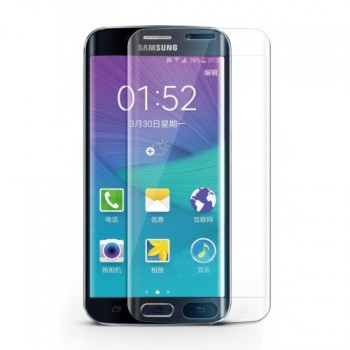 Ультратонкая транспарентная износоустойчивая сколостойкая олеофобная защитная объемная стеклянная панель на плоскую и изогнутые поверхности экрана для Samsung Galaxy S7 Edge