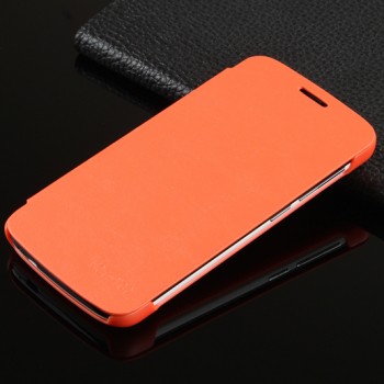 Чехол флип на пластиковой основе для Huawei Honor 3C Lite Оранжевый