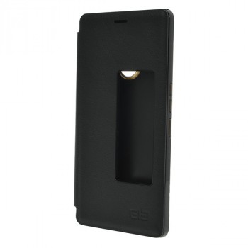 Чехол флип подставка на силиконовой основе с окном вызова для Elephone P9000