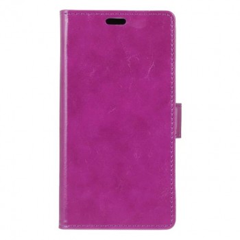 Глянцевый чехол портмоне подставка на силиконовой основе с магнитной защелкой для LG G5 Фиолетовый