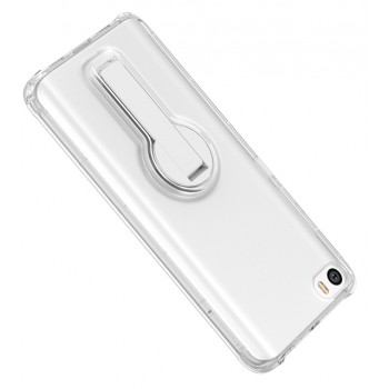 Силиконовый транспарентный чехол подставка для Xiaomi MI5