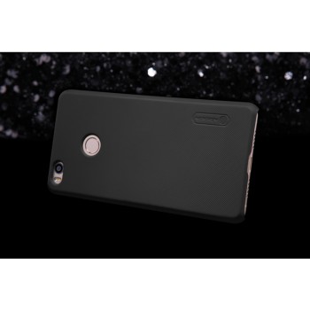 Пластиковый матовый нескользящий премиум чехол для Xiaomi Mi4S Черный