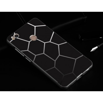 Двухкомпонентный чехол с металлическим бампером и текстурной поликарбонатной накладкой для Xiaomi Mi4S Черный